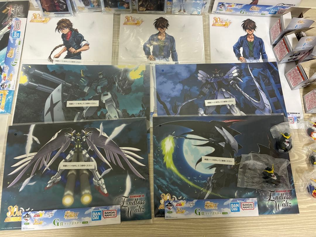 ガンダムw 一番くじ　C、E、F、G賞セット
