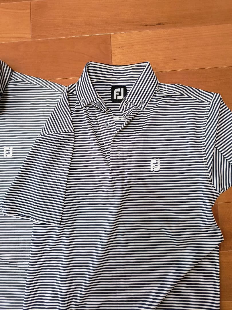 フットジョイ　FootJoy ボーダー ゴルフシャツ 豪華2枚セット　Sサイズ