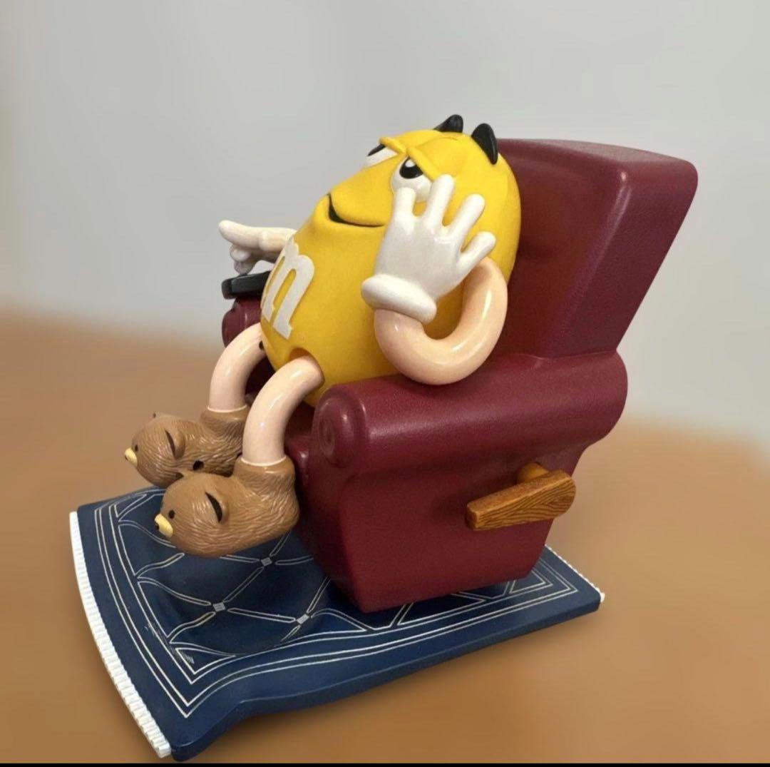 【実家発掘！1999年製】M&M's チョコディスペンサー イエロー　フィギュア