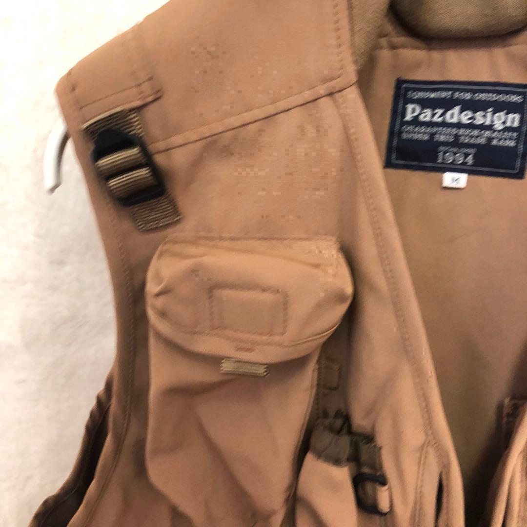 Pazdesign フィッシングベスト M ベージュ