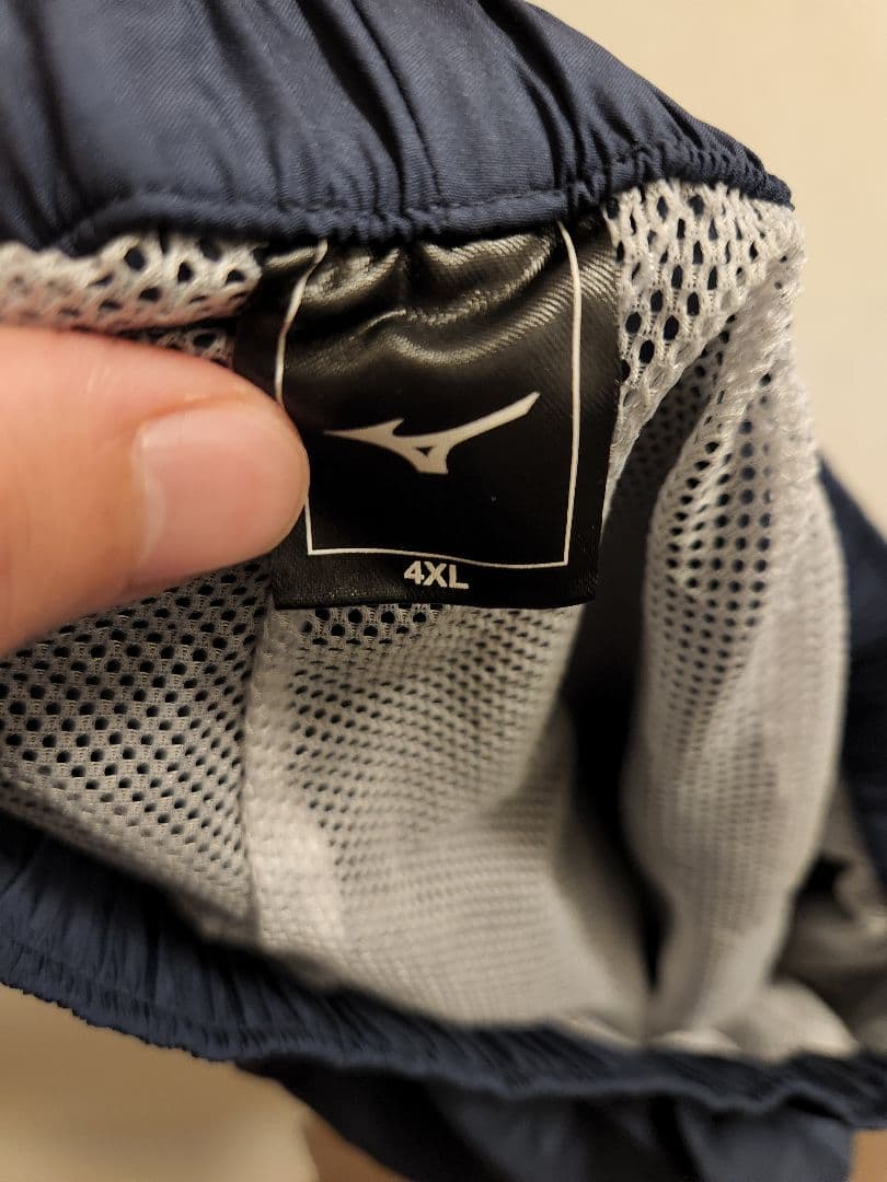 明治大学　ラグビー部 ウォームアップパンツ 4XL ネイビー