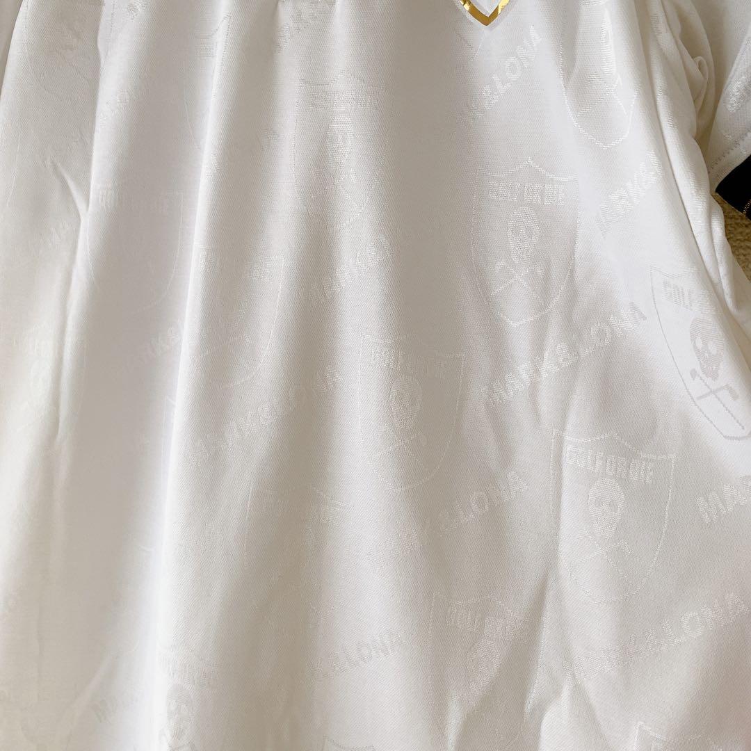 【美品】MARK&LONA マークアンドロナ ポロシャツ 白 ゴルフウェア　白