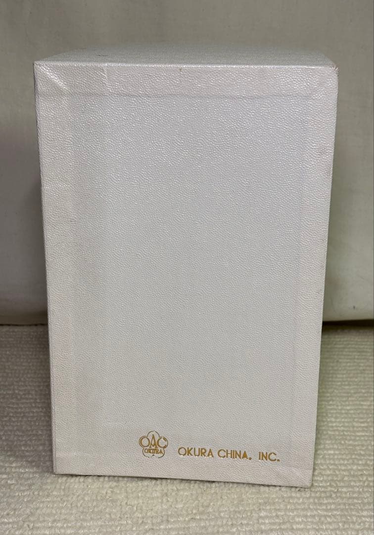 新品 未使用 大倉 花生 オールドブルーローズ 大倉陶園 OKURA 花瓶