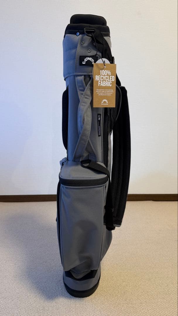 Jones キャディバッグ、Jonesレインカバー　注:クラブ含みません