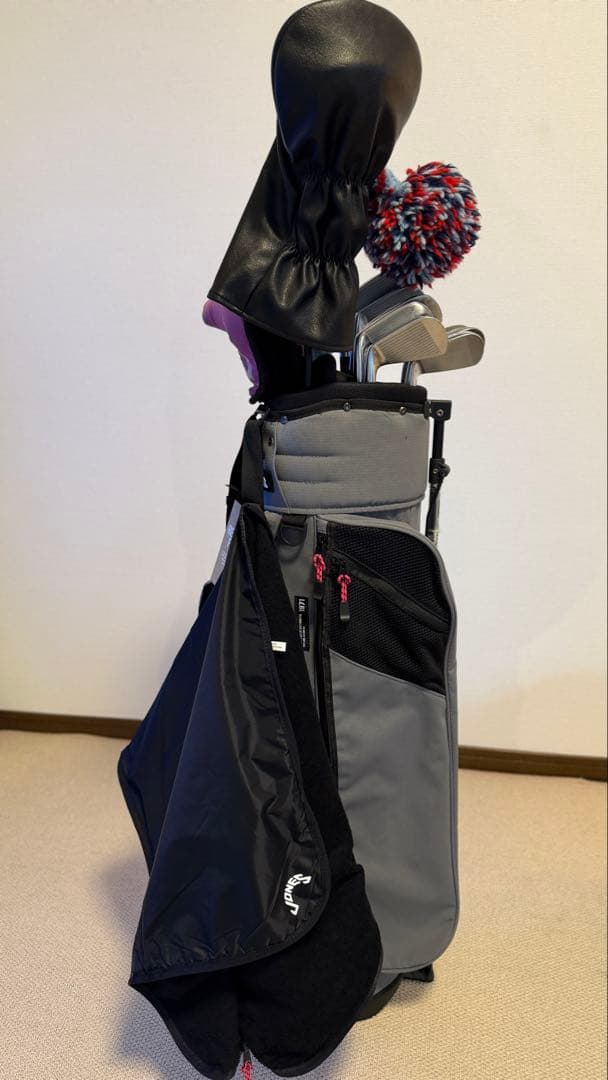 Jones キャディバッグ、Jonesレインカバー　注:クラブ含みません
