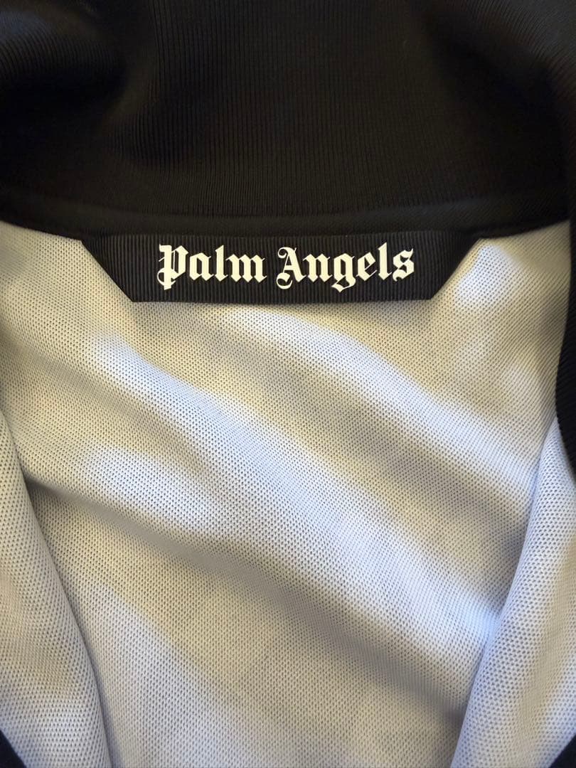 美品 Palm Angels 総柄トラックジャケット L ブラック 正規品