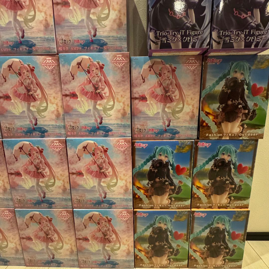 【未開封】初音ミク フィギュア 25体セット まとめ売り 桜ミク クロミ AMP