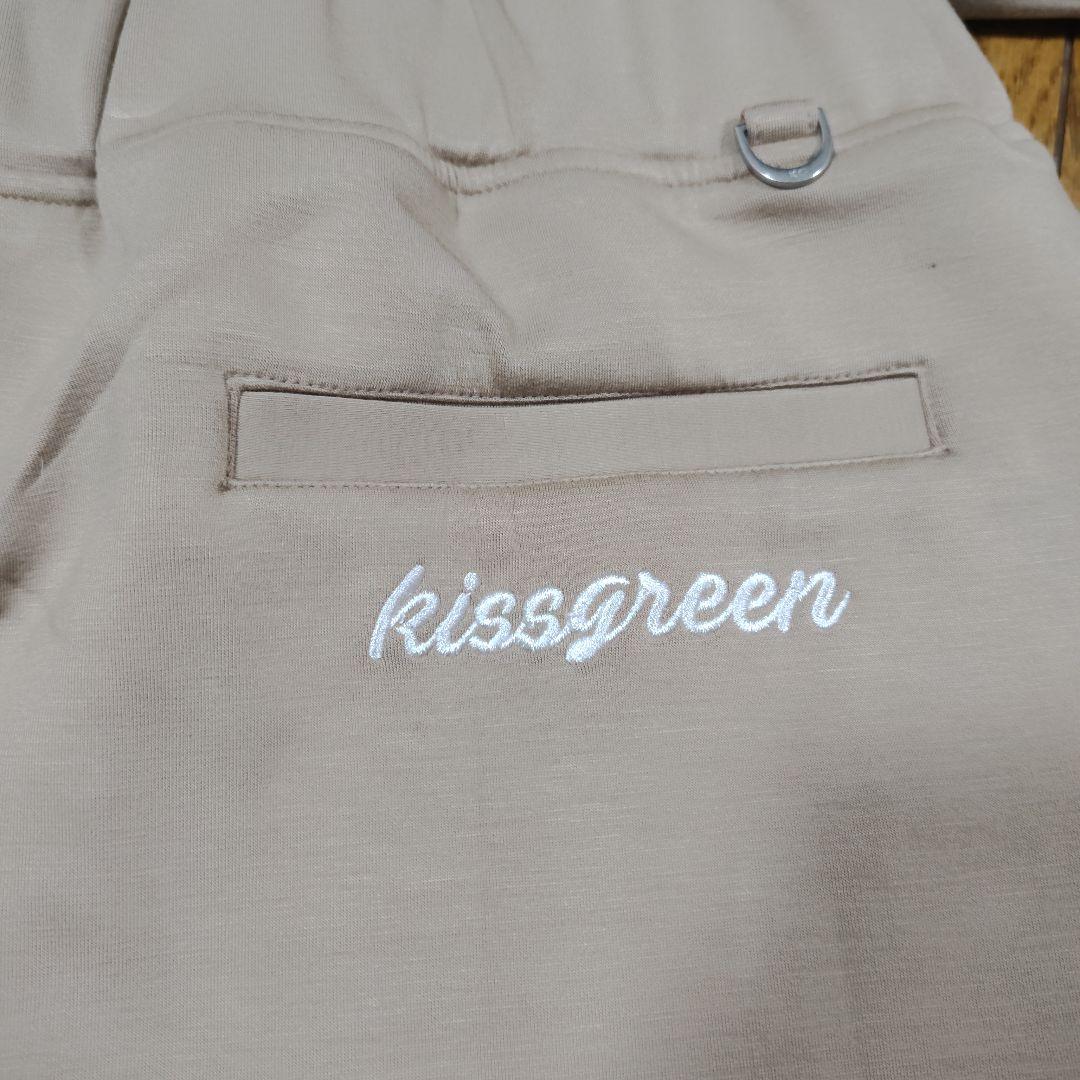 新品 ゴルフウエア　セットアップ　ベージュ KISS ON THE GREEN