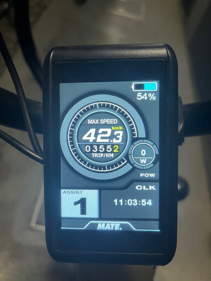 MATE X 250 リミッター解除ディスプレイ 42キロ