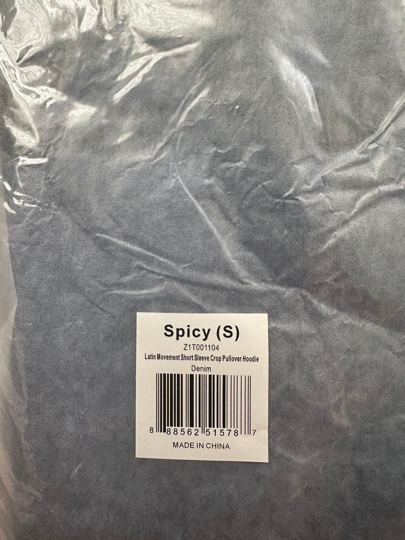 新品　正規品　ズンバ　 S デニム　フーディ