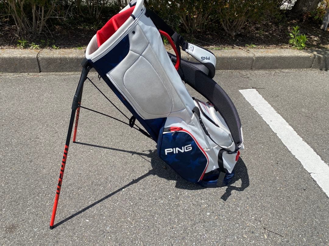PING スタンド キャディ バッグ HOOFER 9型 アイアンカバー付き