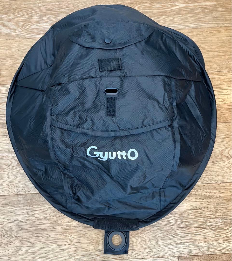 《未使用》Gyuttoギュット 後ろ用レインカバー 上カバーのみ　ブラック