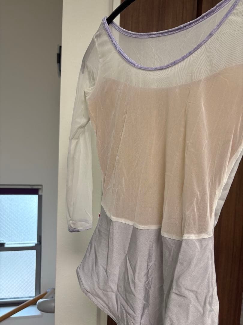 YUMIKO 長袖レオタード ベロア