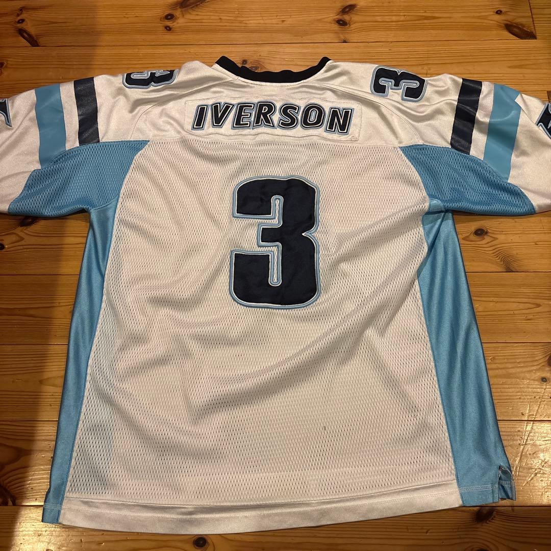 iverson reebok ゲームシャツ 3番