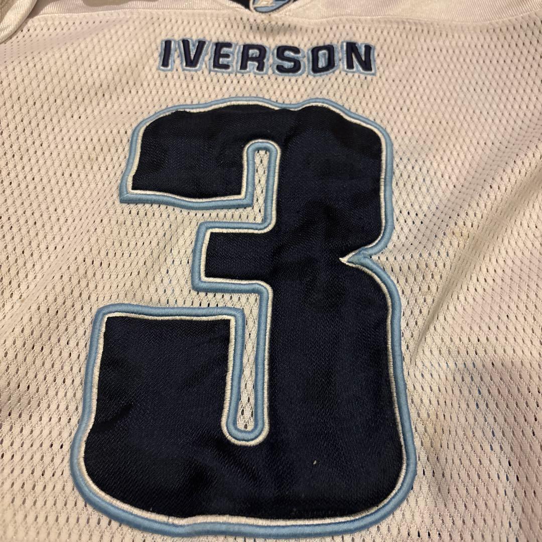 iverson reebok ゲームシャツ 3番