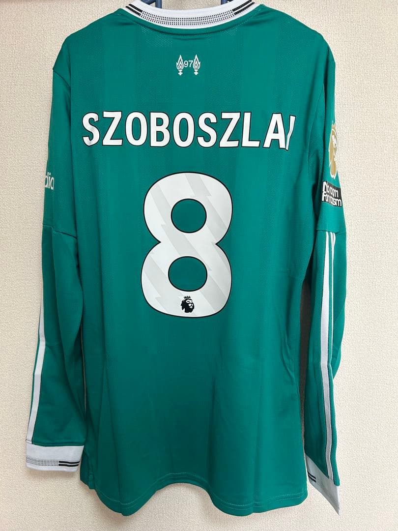 リバプール3rdユニホーム　SZOBOSZLAI Lサイズ 新品未使用タグ付