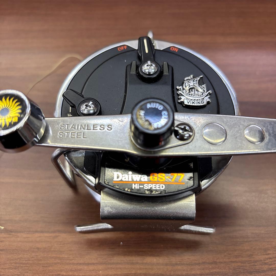 Daiwa バイキング GS-77 Hi-SPEED 片軸リール 釣り