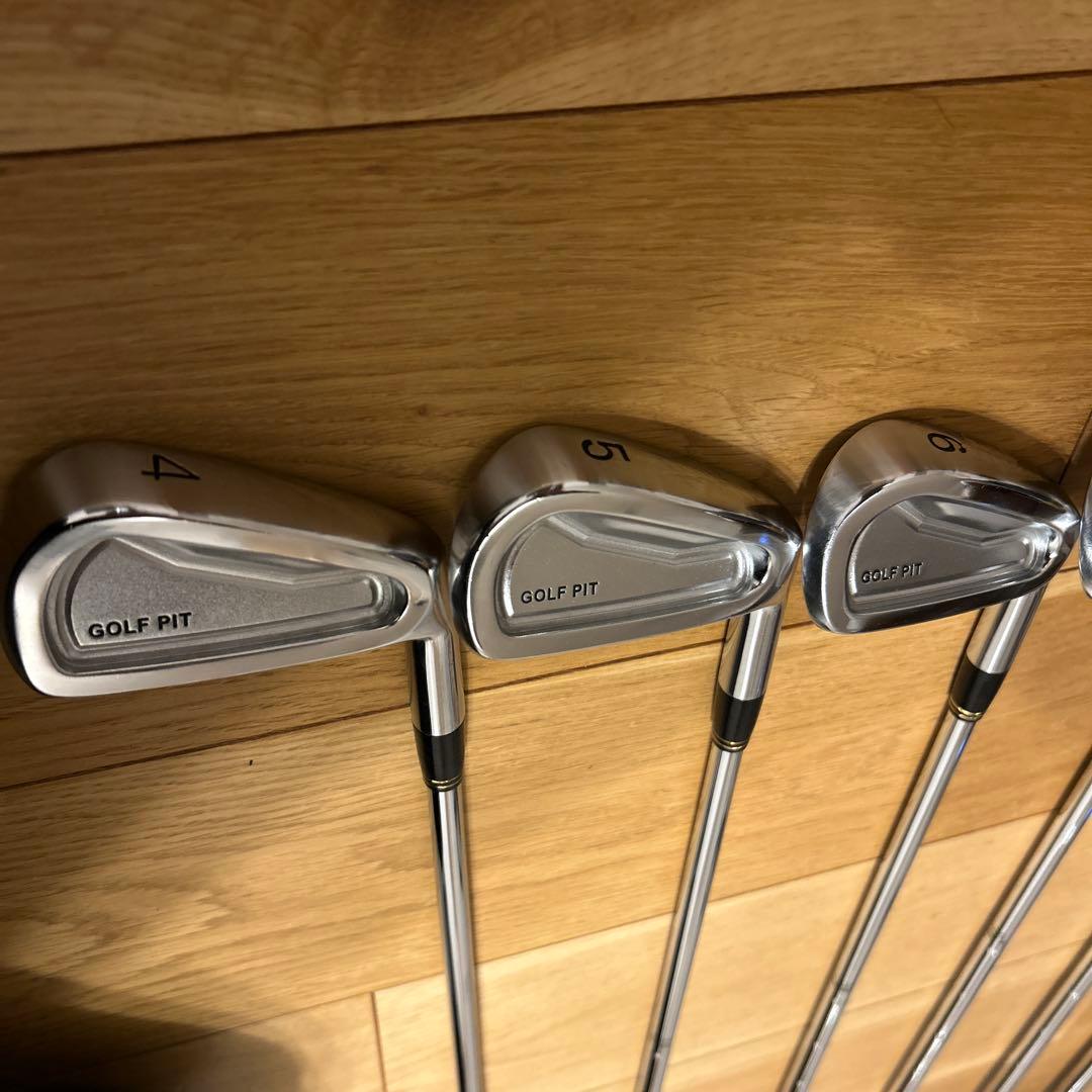 地クラブ GOLFPIT アイアンセット 4-P 軟鉄鍛造
