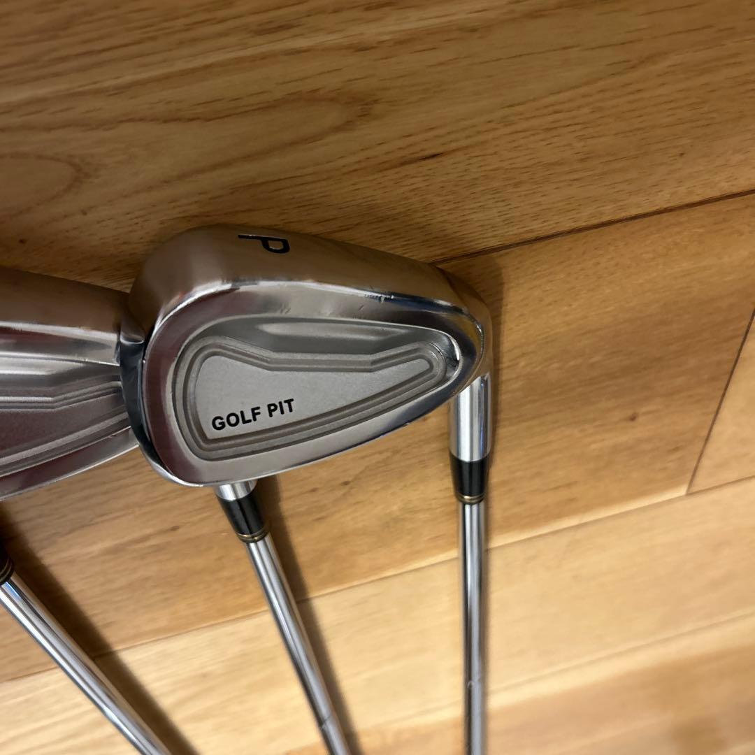 地クラブ GOLFPIT アイアンセット 4-P 軟鉄鍛造