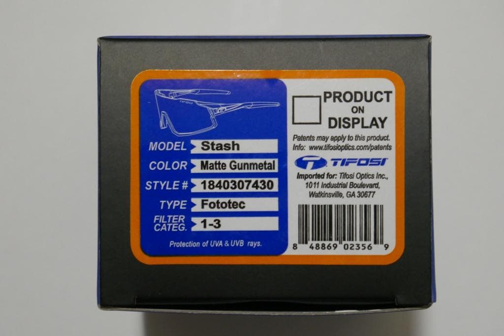 TIFOSI サングラス STASH マットガンメタル 調光レンズ