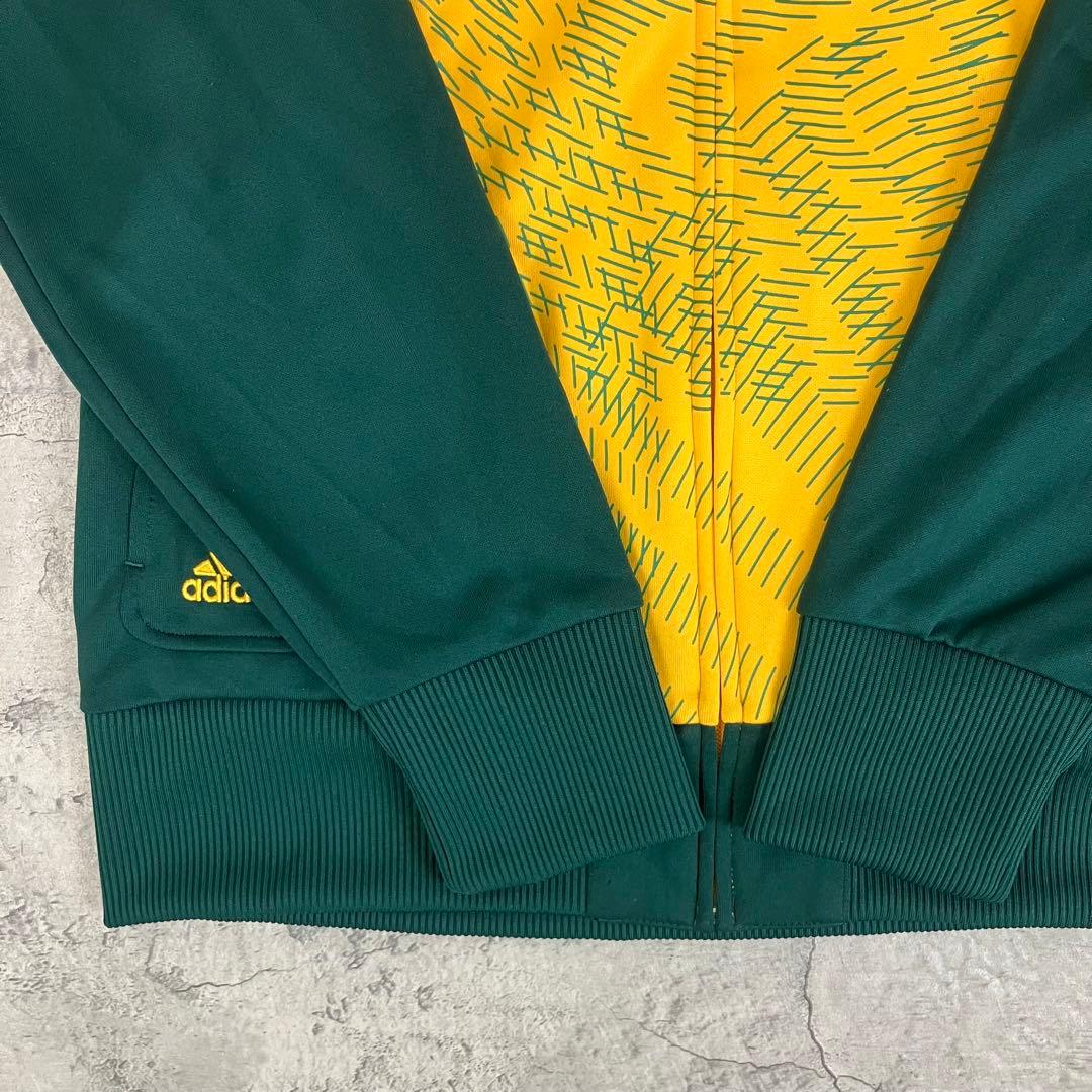 adidas サッカー南アフリカ代表 2010W杯 トラックジャケット 古着 緑