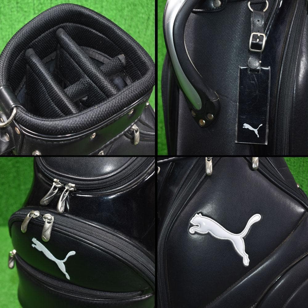 F*8様 PUMA/プーマ ゴルフ キャディバッグ９型【ブラック】中古！