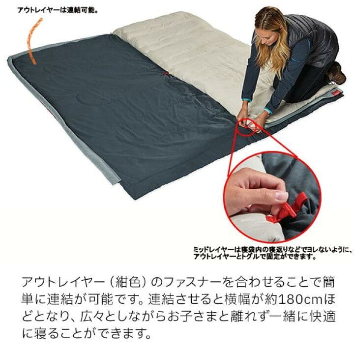 封筒型シュラフ コールマン(Coleman) マルチレイヤースリーピングバッグ