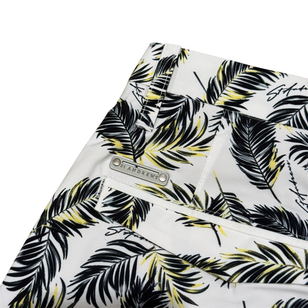 【未使用】定価2.1万円 St ANDREWS ゴルフパンツ 柄 メンズ