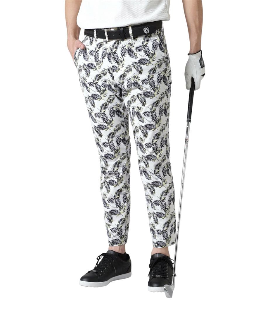 【未使用】定価2.1万円 St ANDREWS ゴルフパンツ 柄 メンズ