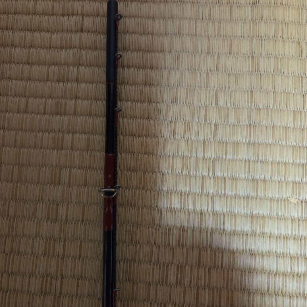 桜黒潮強18メートル船竿 グラファイト製 黒・赤