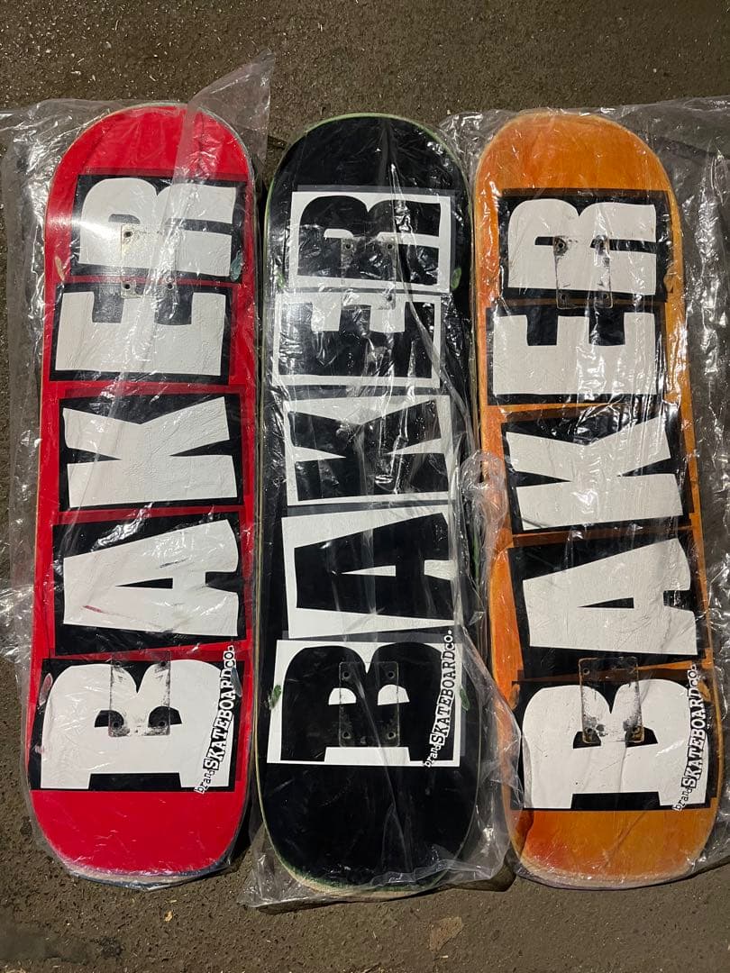 BAKER 8.25 スケートボードデッキ3枚セット