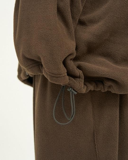 L　FreshService FLEECE TRACK SUIT　フリース　茶
