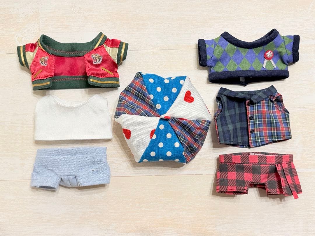 【オーダー】ぬい服　無責任〜、HARDWORKスカジャン 大西さん