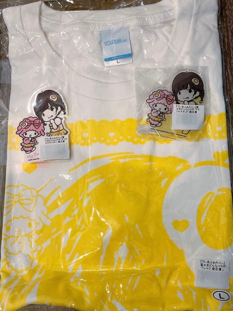 でんぱ組.inc 鹿目凛　Tシャツ　アクリルスタンド　ステッカー　ボトル　セット