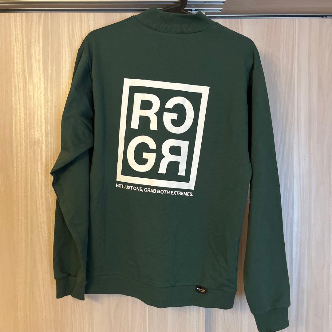RUFFJOO. RG LOGO L/S MOCK NECK S グリーン