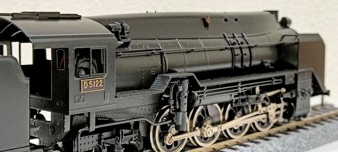 HOゲージ 天賞堂 アダチ Ｄ51全流蒸気機関車、カンモーター、メンテナンス済