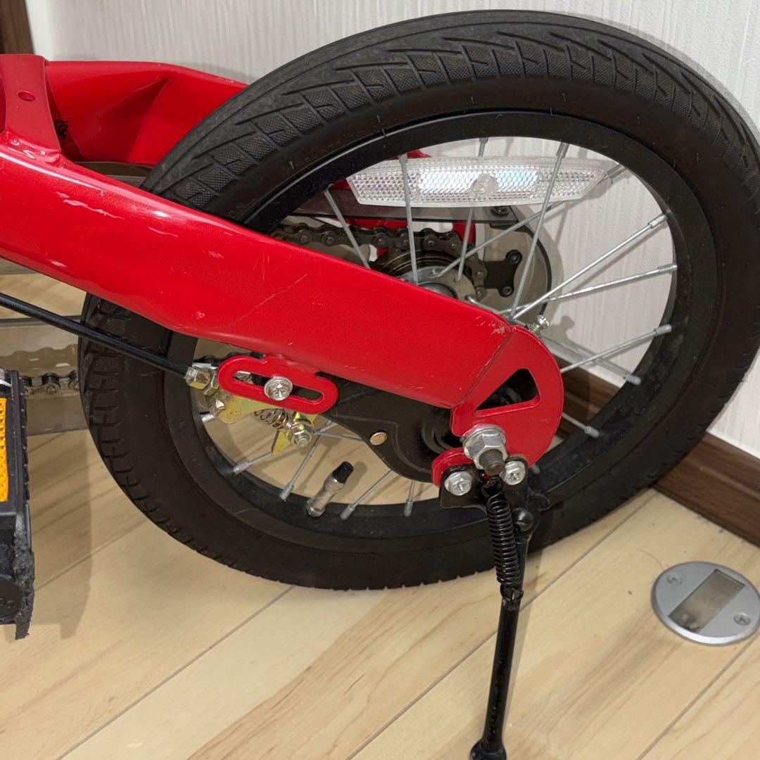 【美品】　Henshin Bike へんしんバイク　14インチ　赤