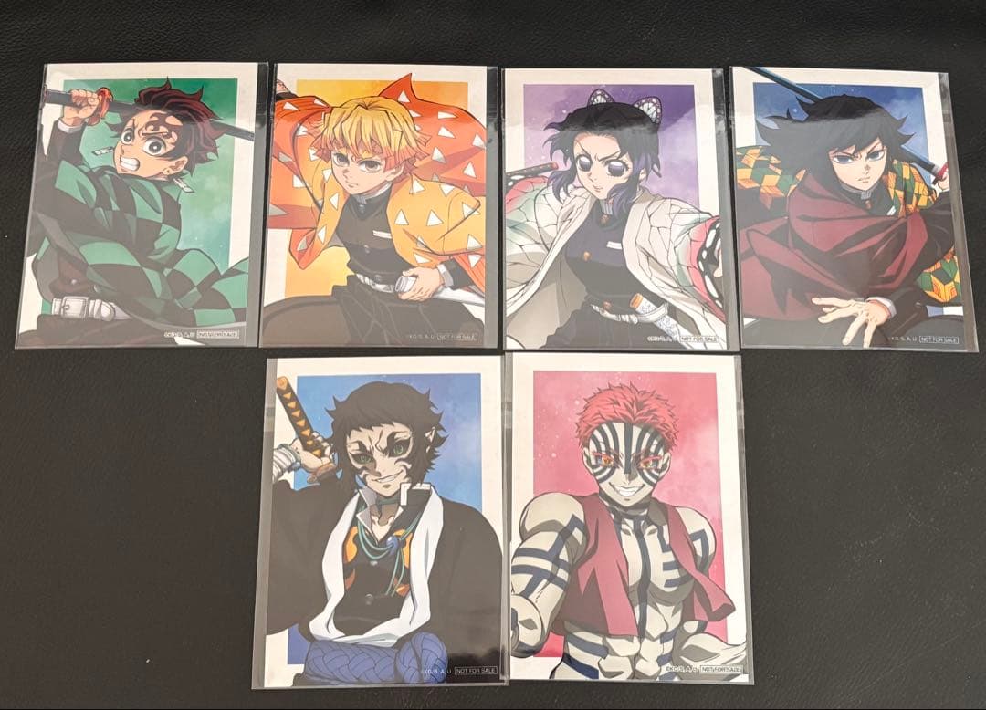 鬼滅　アニプレくじ　E賞　F賞　ブロマイド コンプリート　セミコンプ