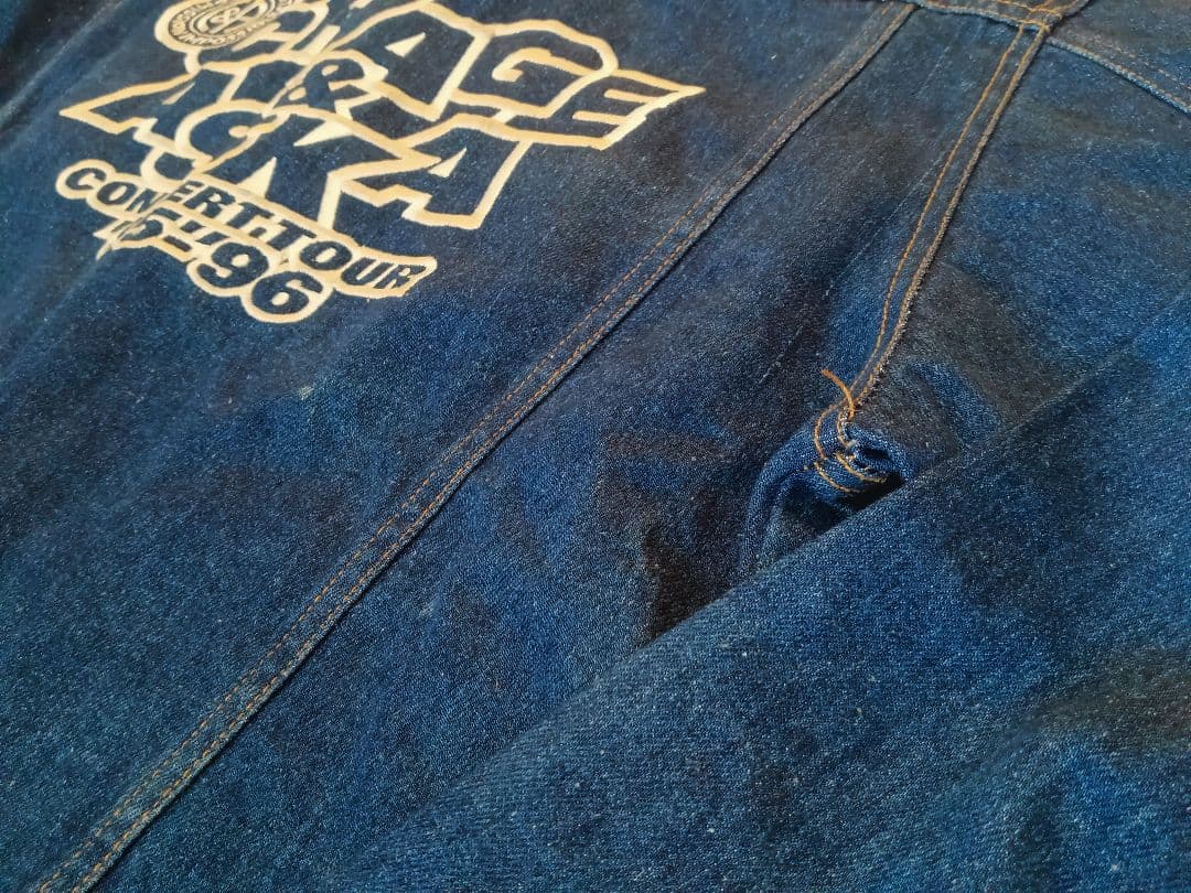 CHAGE & ASKA コンサートツアーバック刺繍デニムジャケット