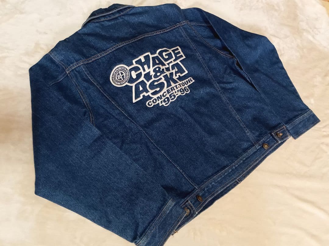 CHAGE & ASKA コンサートツアーバック刺繍デニムジャケット