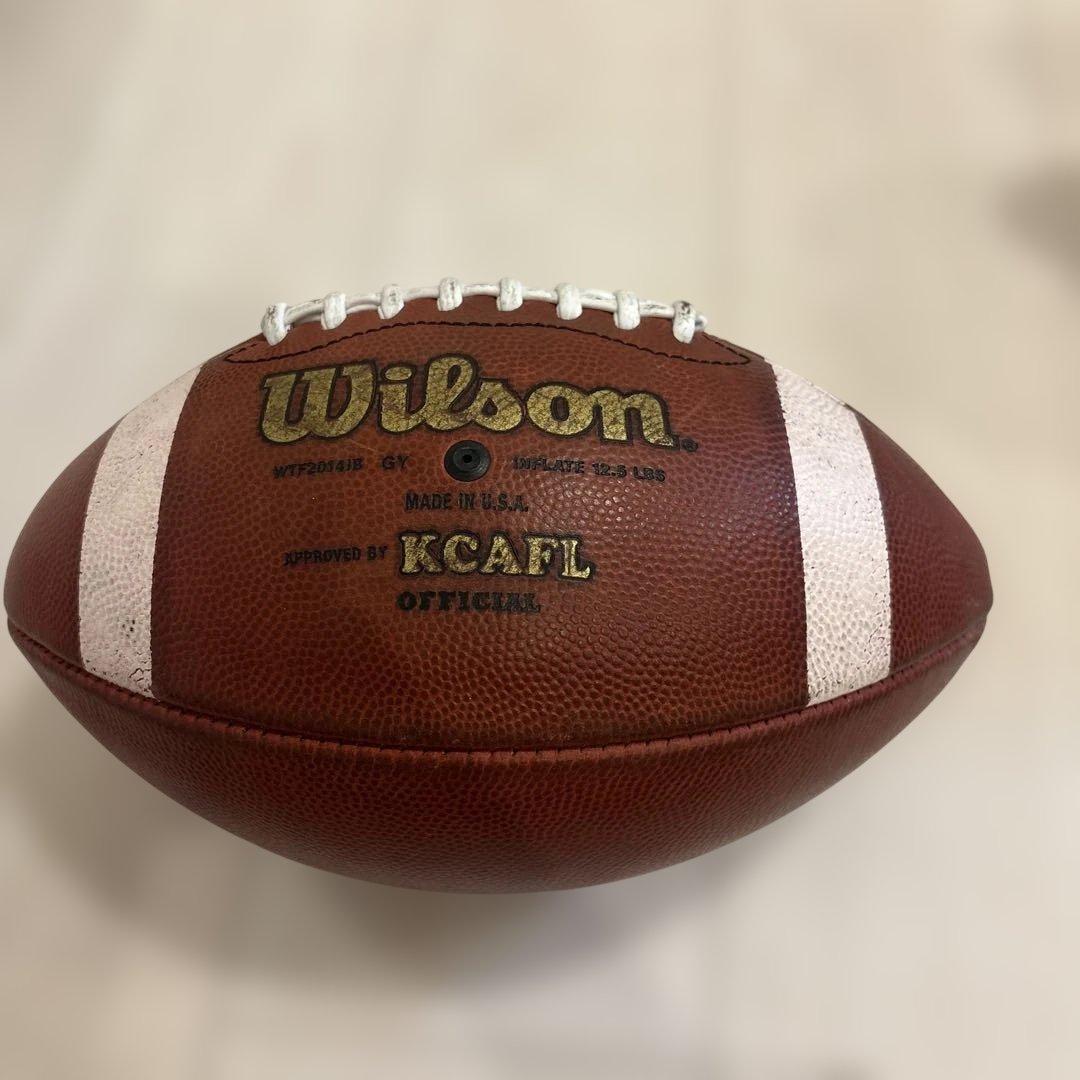 k*）様 Wilson KCAFL アメリカンフットボール