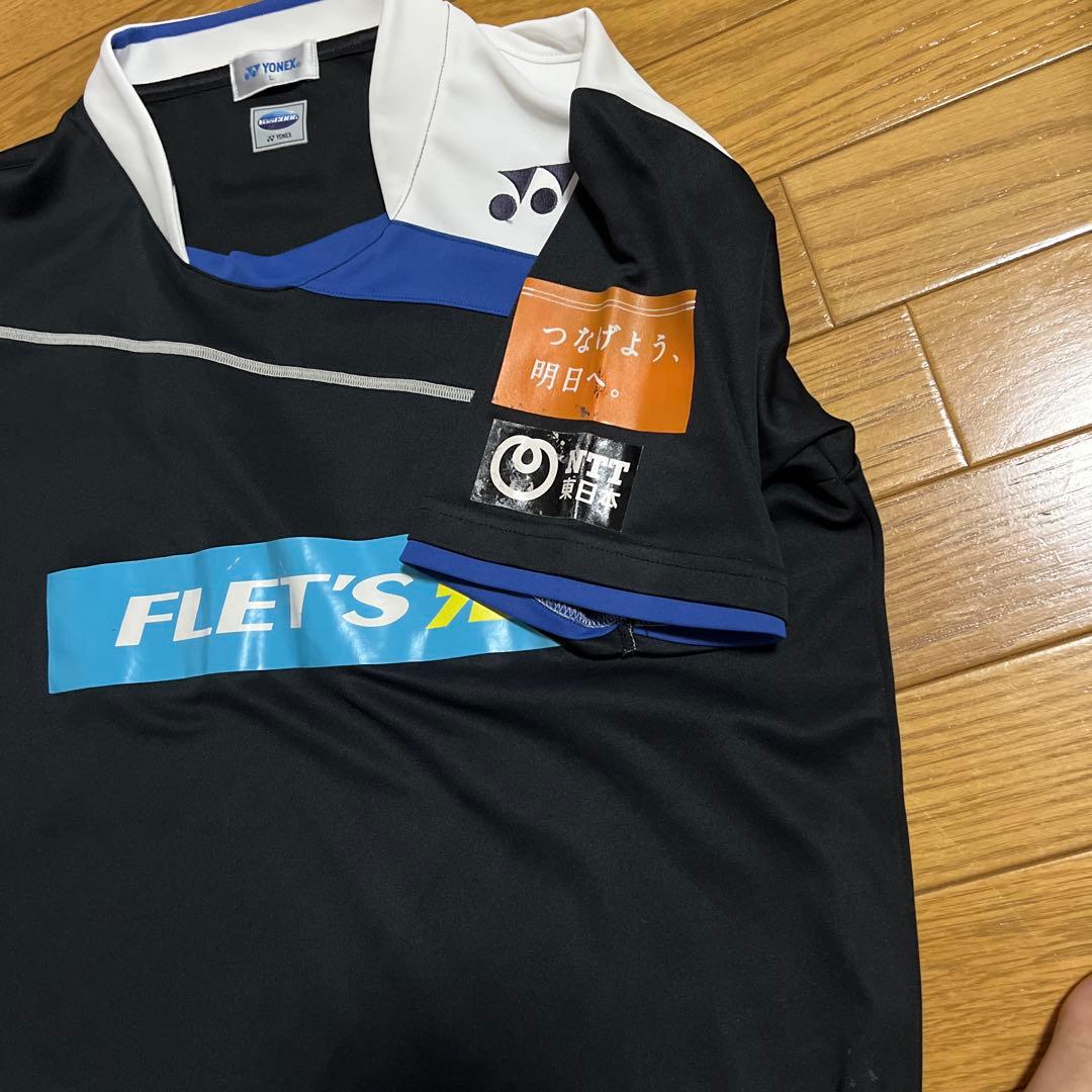 YONEX NTTのユニフォーム