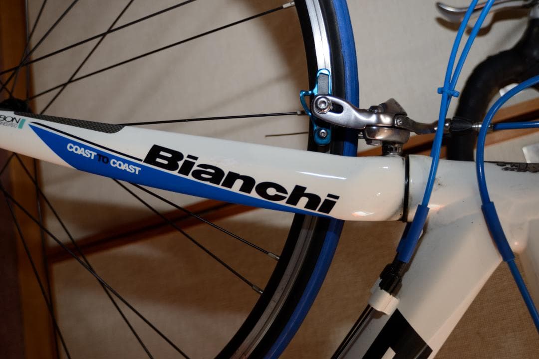 Bianchi ロードバイク 群馬の駅（水上）で引渡し