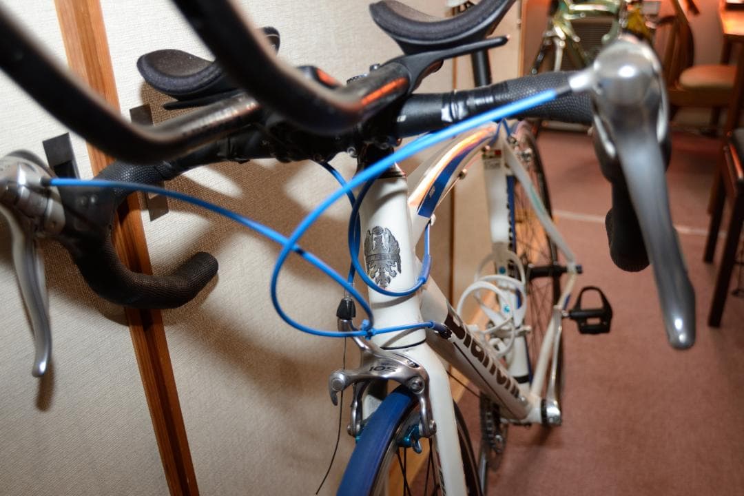 Bianchi ロードバイク 群馬の駅（水上）で引渡し