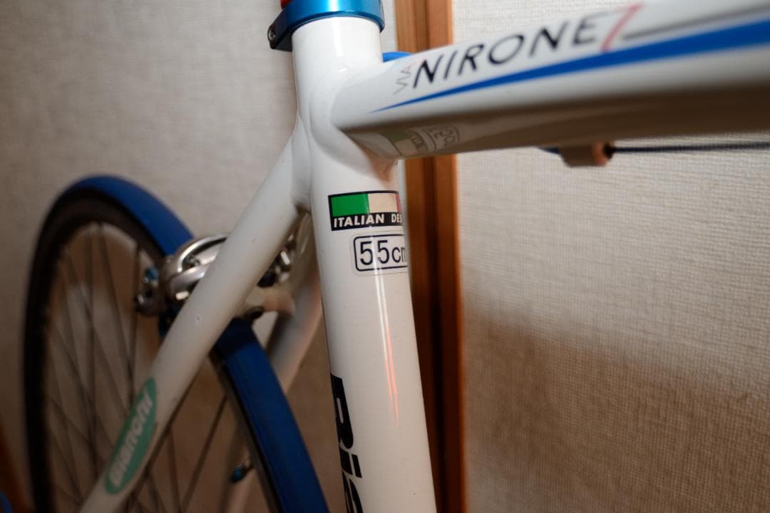 Bianchi ロードバイク 群馬の駅（水上）で引渡し