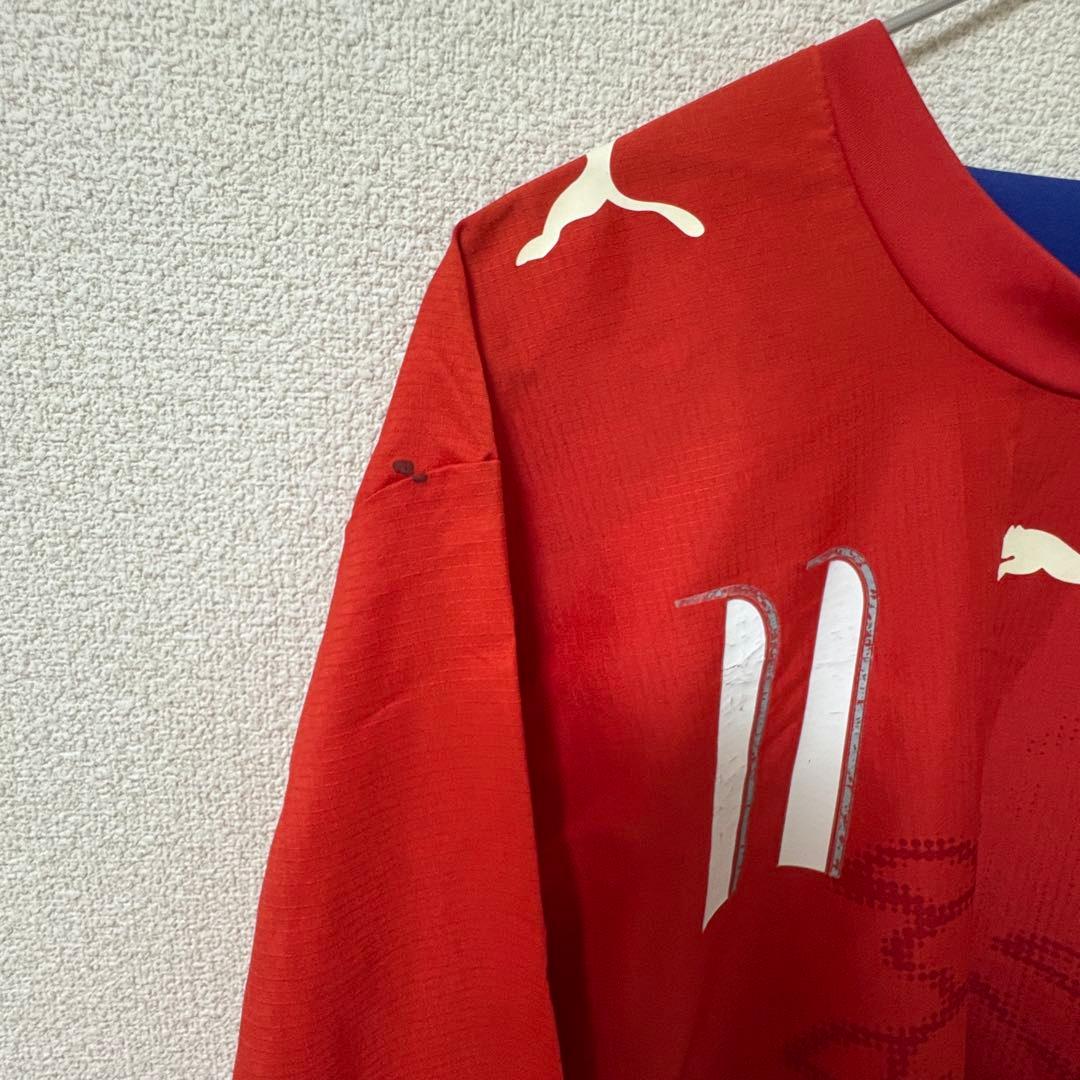 2006 ドイツW杯 チェコ代表 ネドベド ピステ風ユニフォーム ゲームシャツ