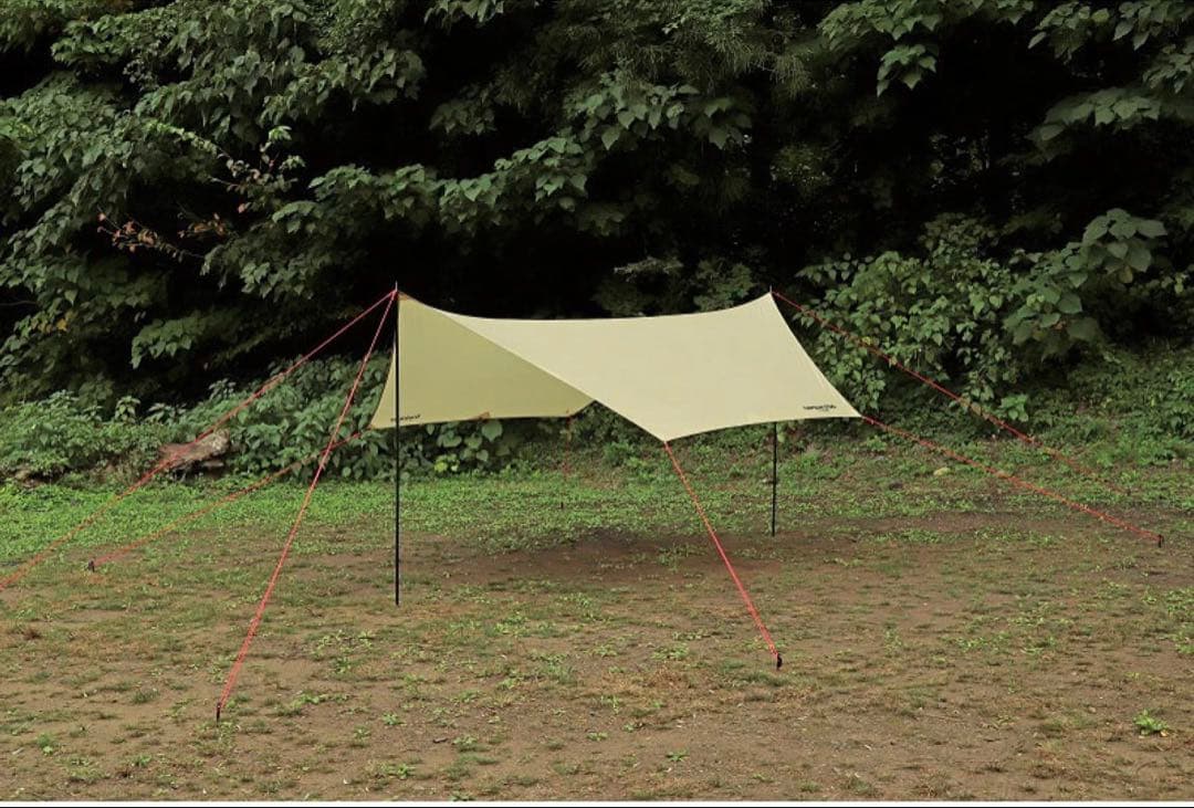 キャプテンスタッグ トレッカー ヘキサタープセット (カーキ)　UA-1091