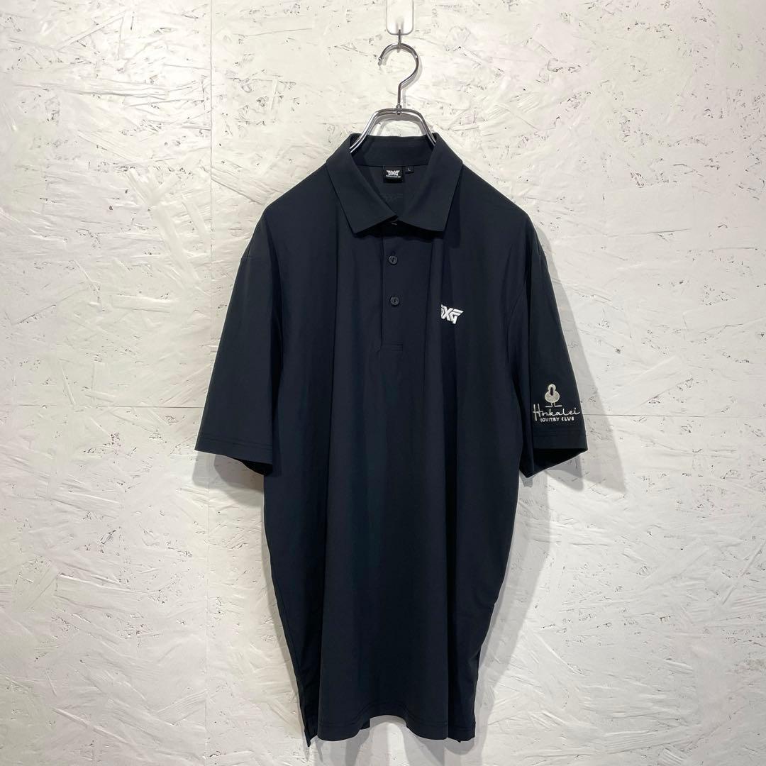 ゴルフウェア【PXG】半袖ポロシャツ　黒　L