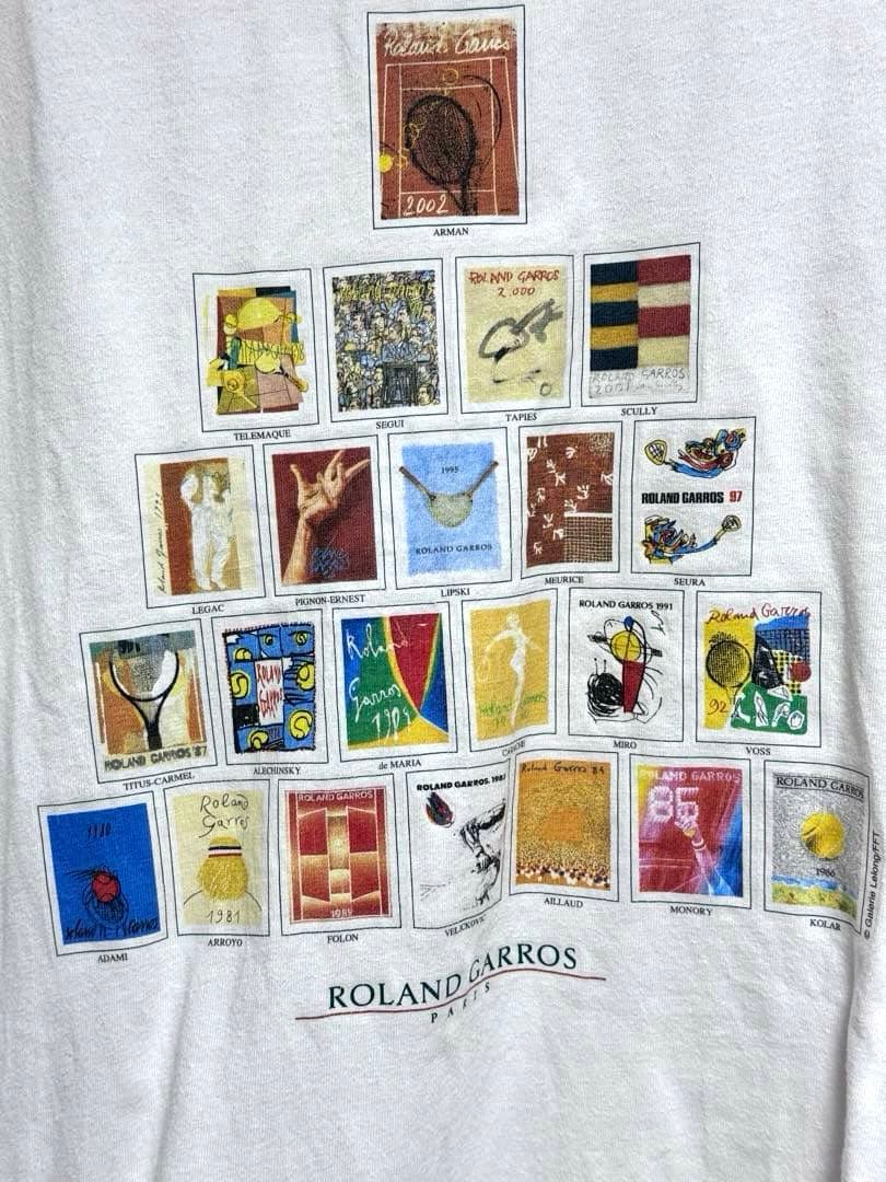 【希少】ROLAND GARROS PARIS GRIF2001年版TシャツXL