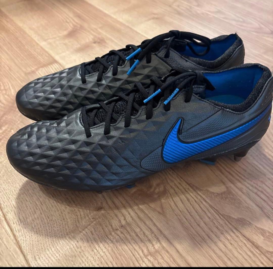 Nike Tiempo ブラック サッカーシューズ　取替式SG